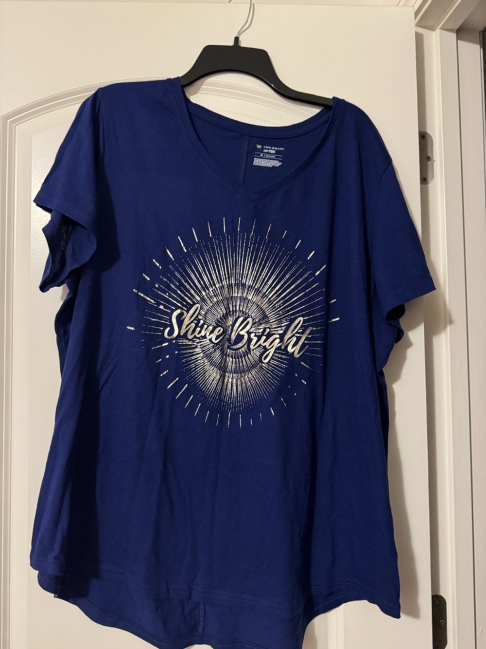 tek gear Navy V-Neck Athletic Shirt